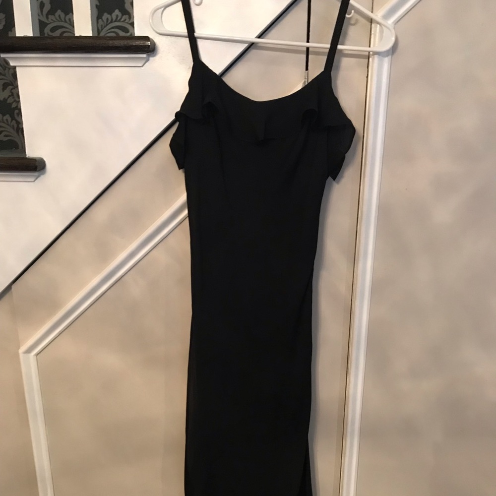 Light flowy black Ralph Lauren dress.